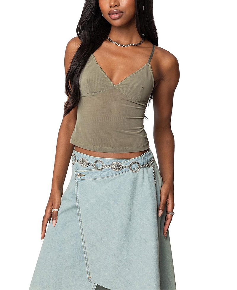 Edikted Blake Mesh Tank Top