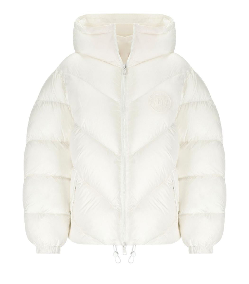 Elisabetta Franchi Ivory Padded Jacket