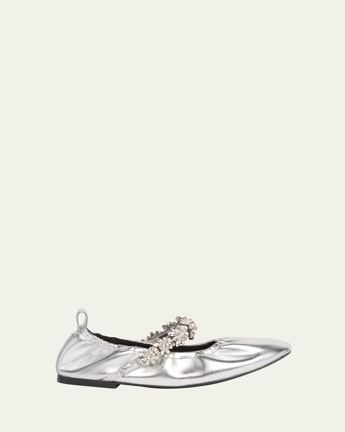 Elsa Metallic Vegan Mary Jane Ballet Flats