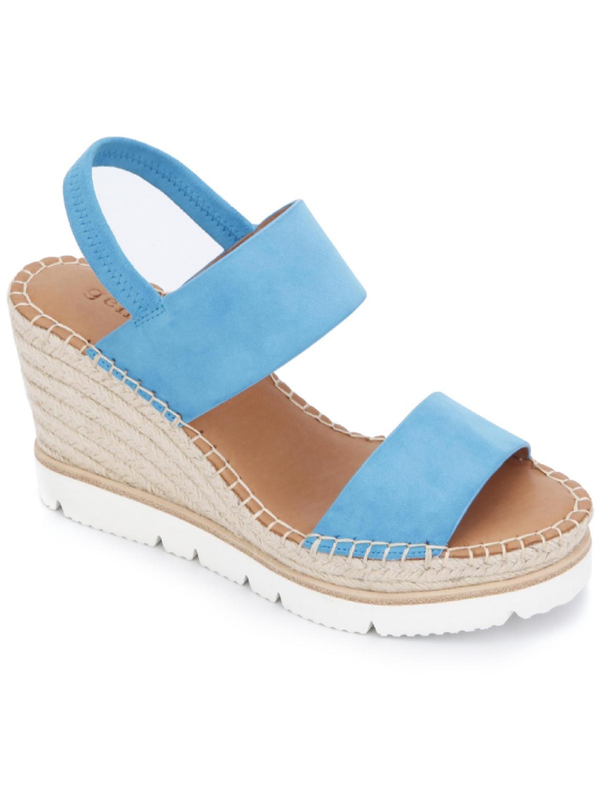 Elyssa Sporty Womens Suede Slingback Espadrilles