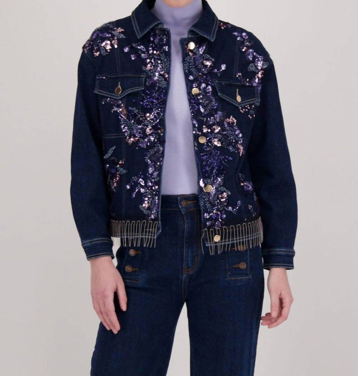 Embroidered Denim Jacket