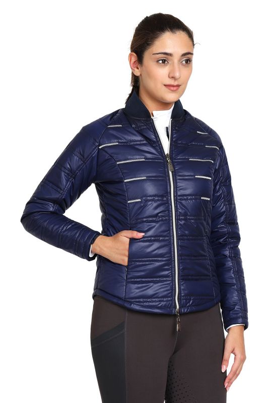 Equine Couture Ladies Alpine Puffer Jacket S Navy