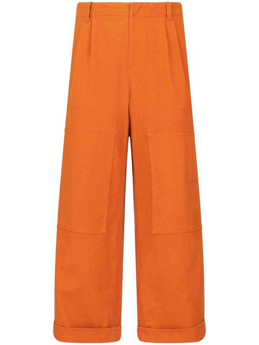 Etro Cotton Wide-Leg Trousers