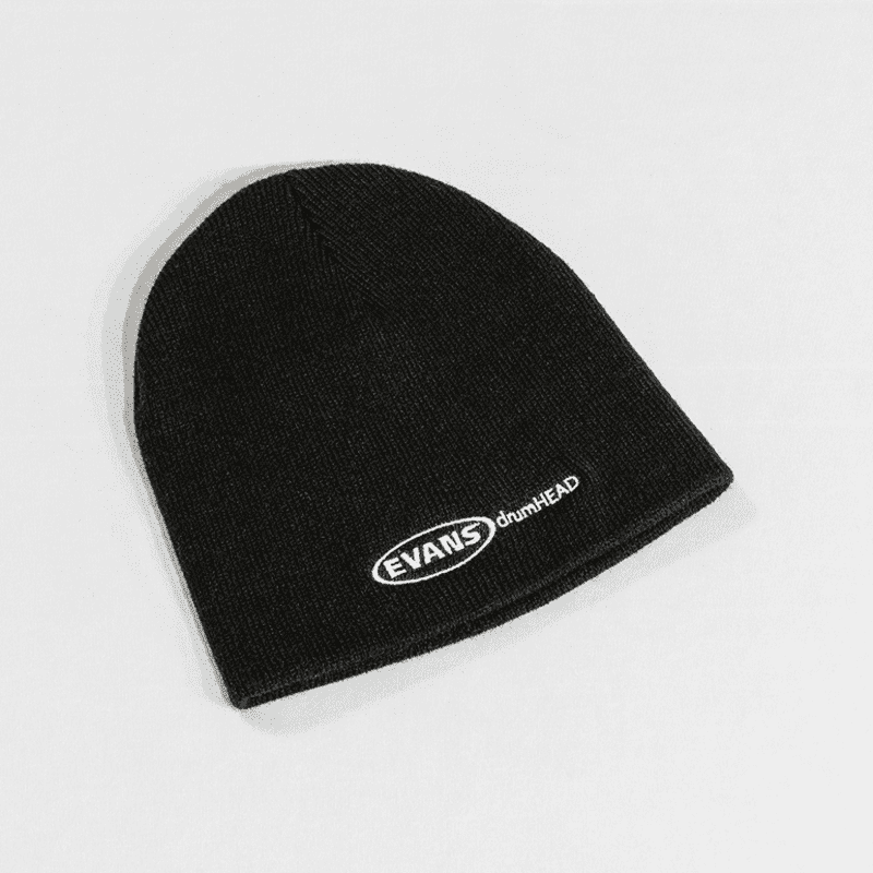 Evans Drumhead Beanie Black / White