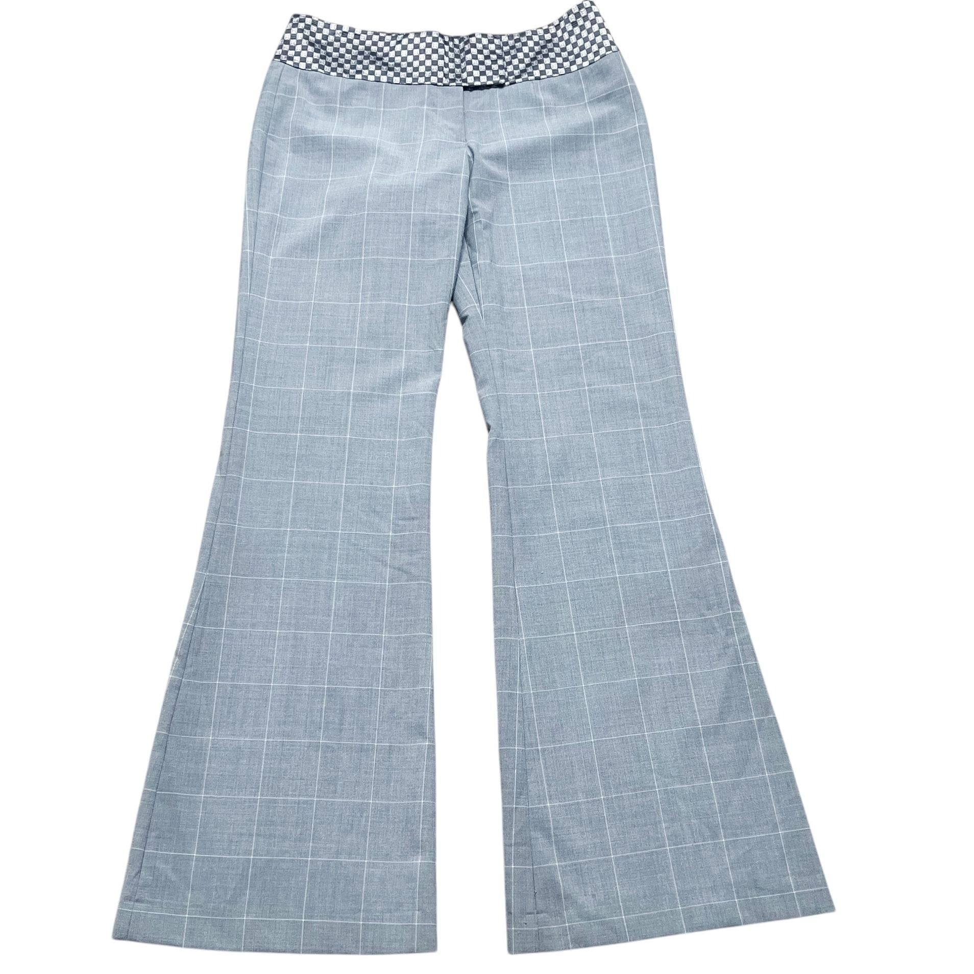 Express Pants Womens Size 6 Grey Plaid Publicist Bootcut Car