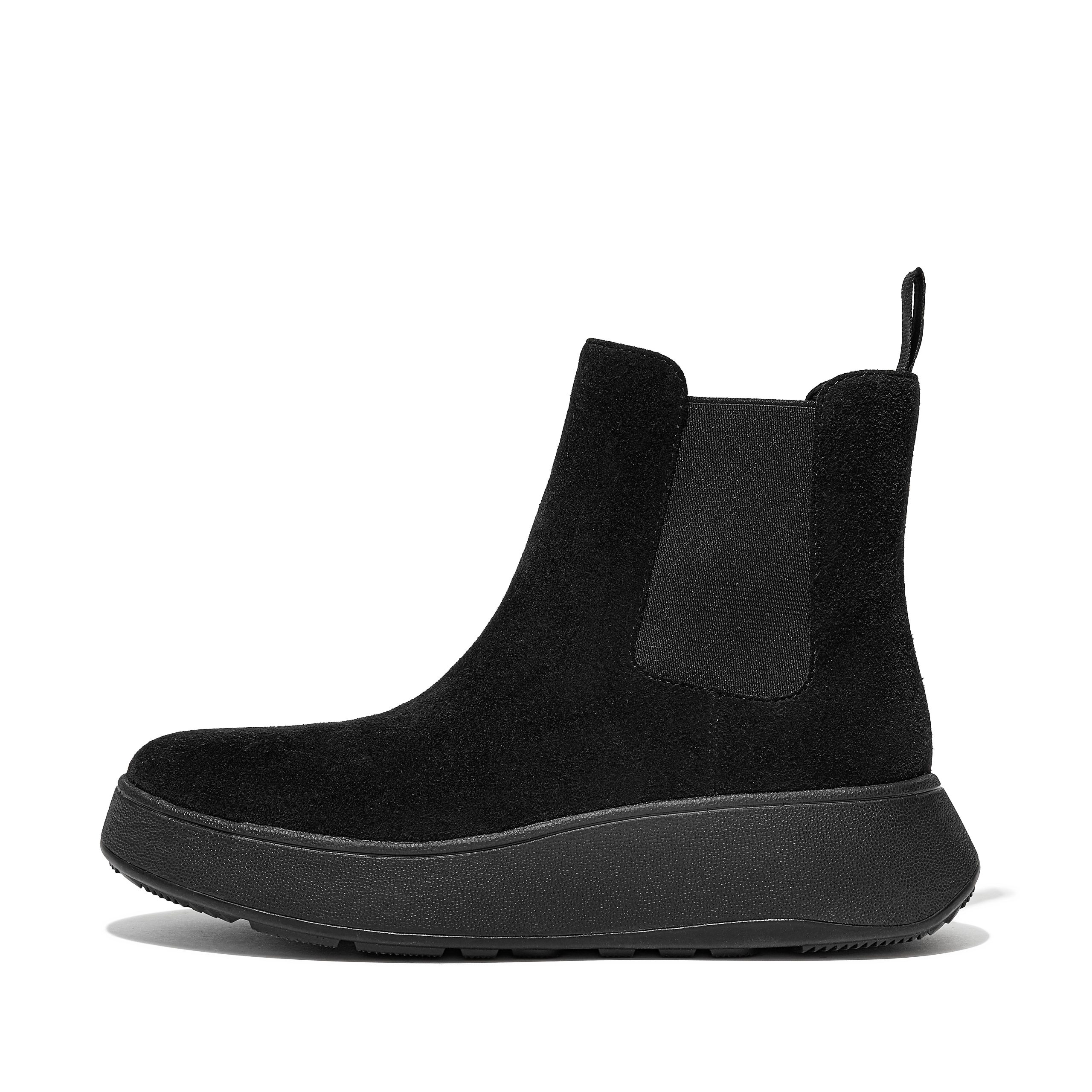 F-MODE Suede Flatform Chelsea Boots, Outlet