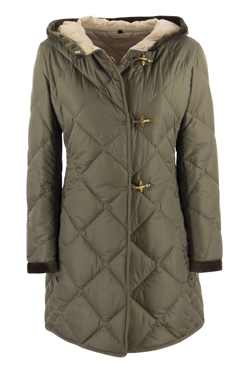 Fay Virginia Quilted Coat With Hood