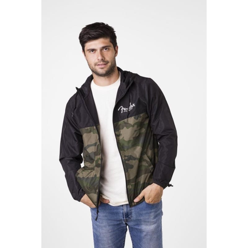 Fender Camo And Windbreaker - Small Black