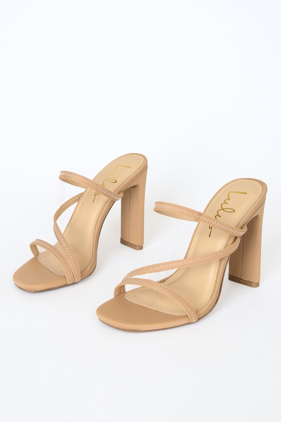 Ferrara Natural High Heel Sandals