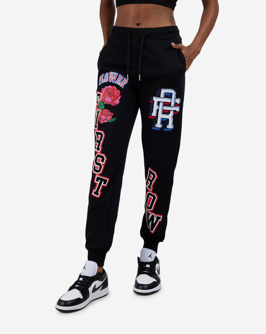 First Row Women's Flower Joggers