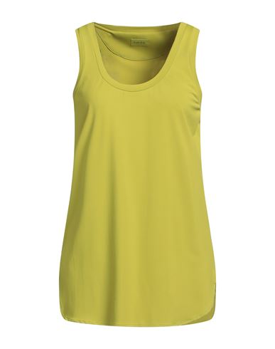 Fisico Woman Tank top Lime green Size M Polyamide, Elastane