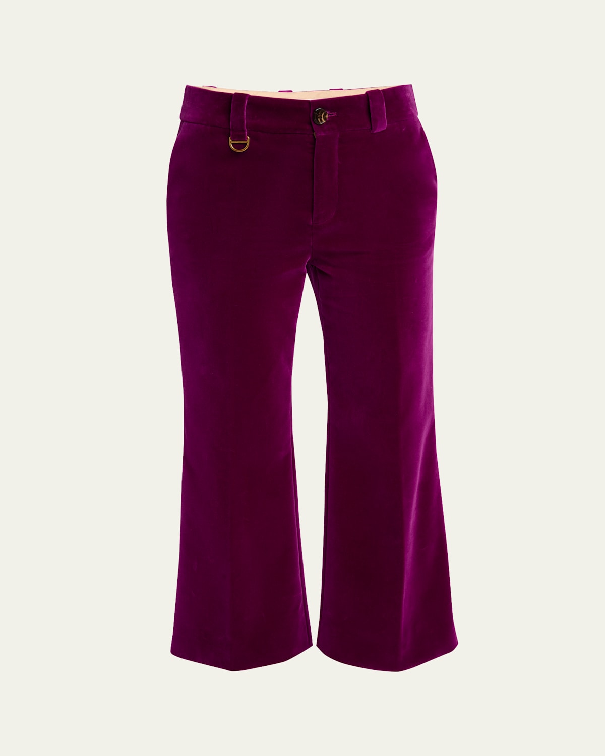 Flared Velvet Trousers