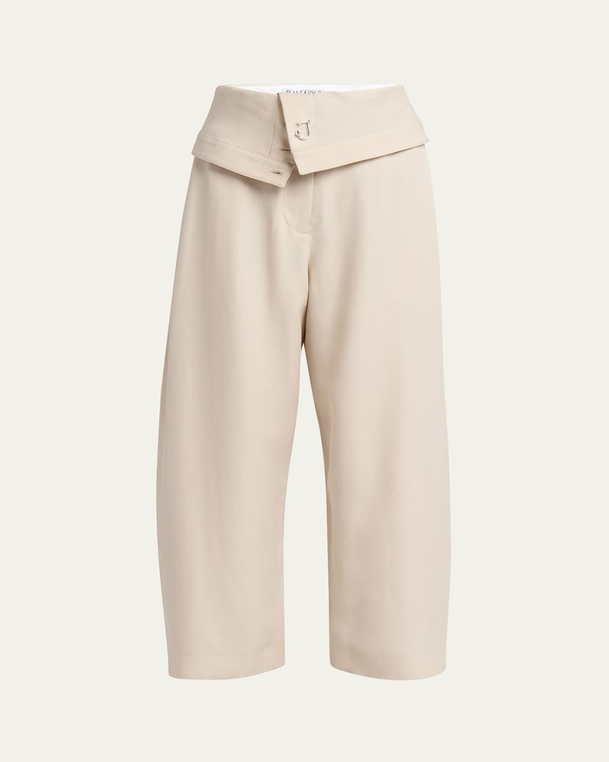 Foldover Cropped Trousers