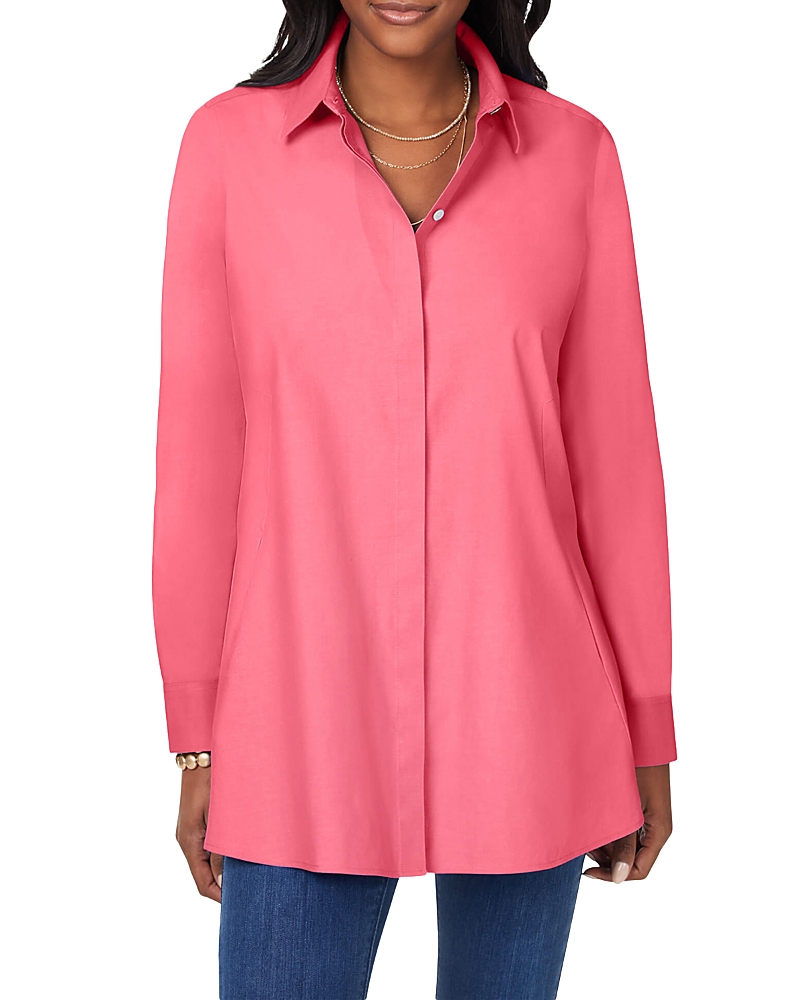 Foxcroft Cici Cotton Non-Iron Tunic Shirt