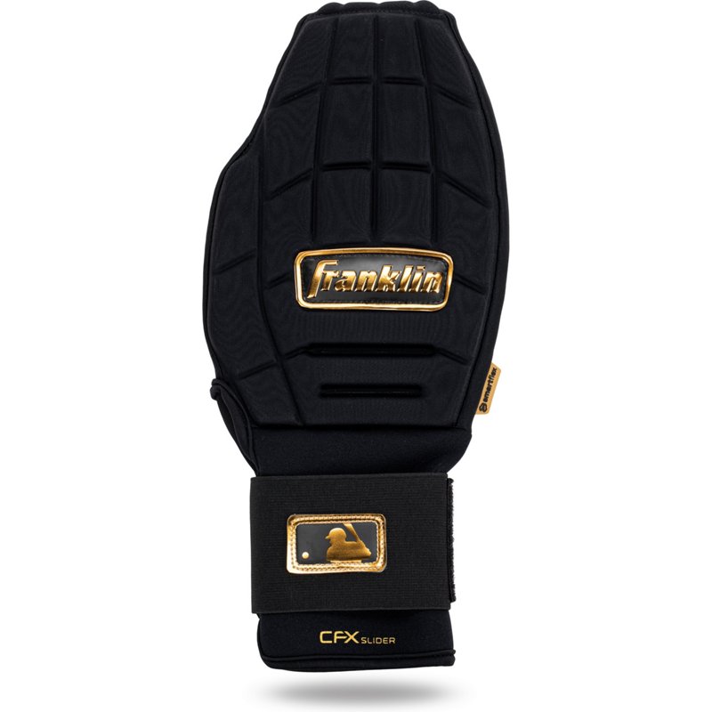 Franklin Adult MLB CFX PRT Series Sliders Black/Gold - Batting Gloves at Academy Sports