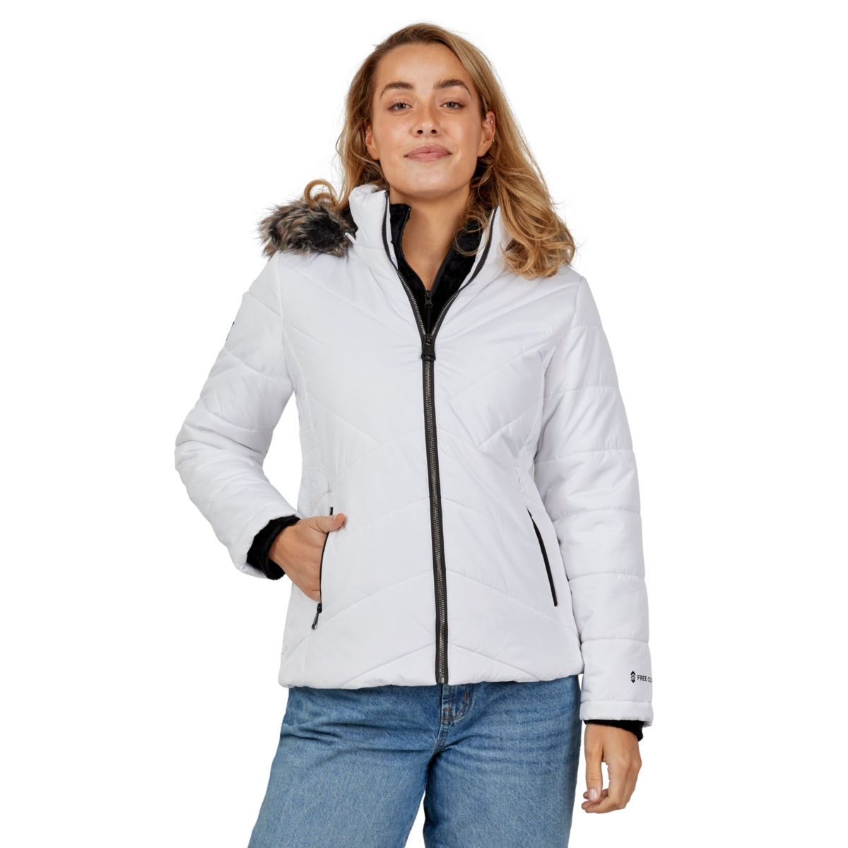 Free Country Women's Brisk Ii Parka Jacket - White