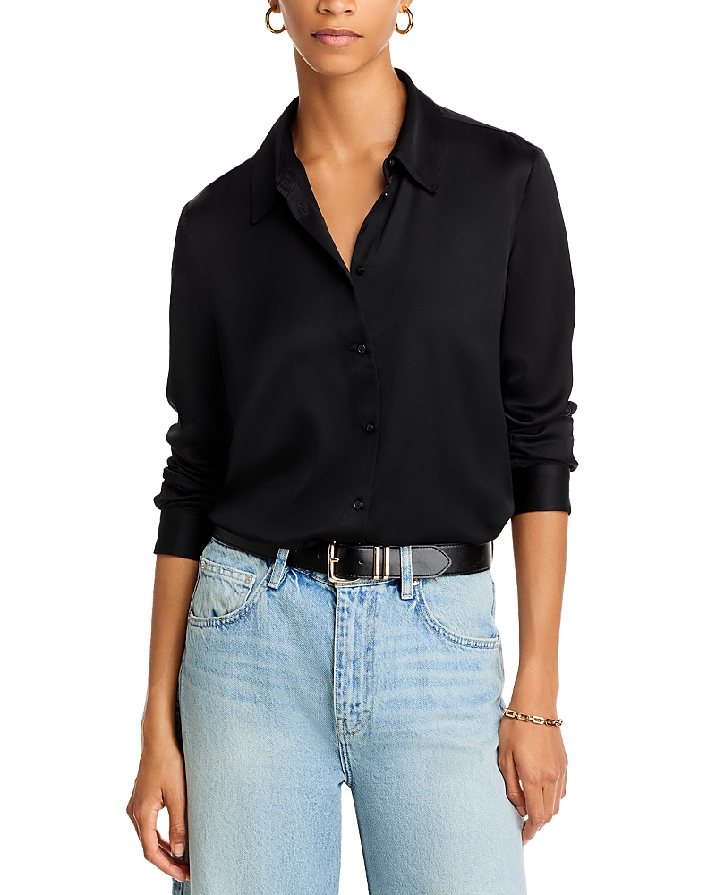 French Connection Ennis Satin Shirt