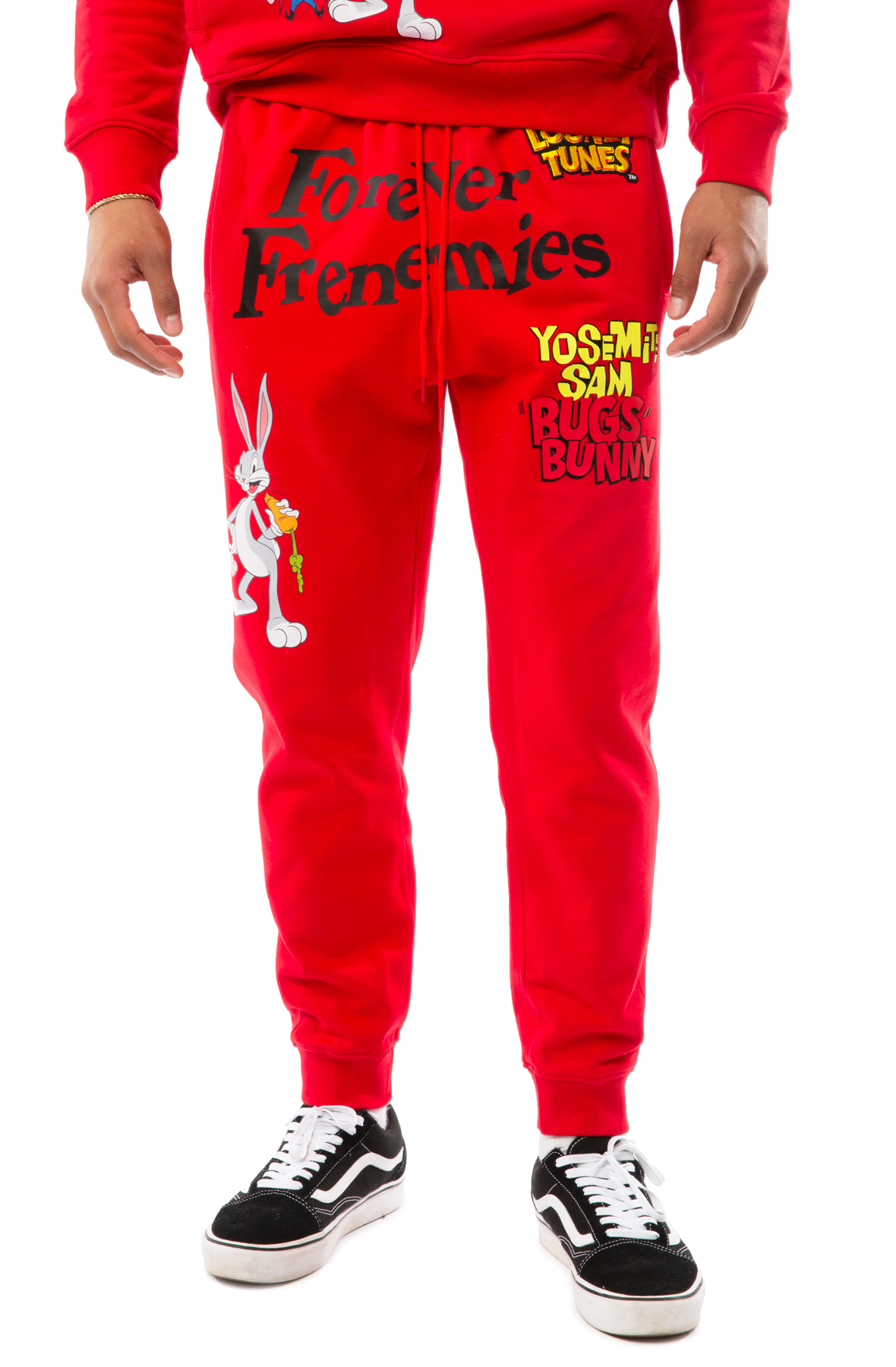 Frenemies Fleece Joggers Red