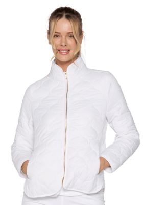 G LIFESTYLE Women's Padded Jacket, White