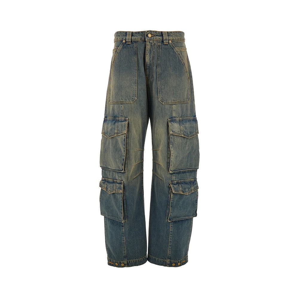 GOLDEN GOOSE Denim cargo pants Woman 27