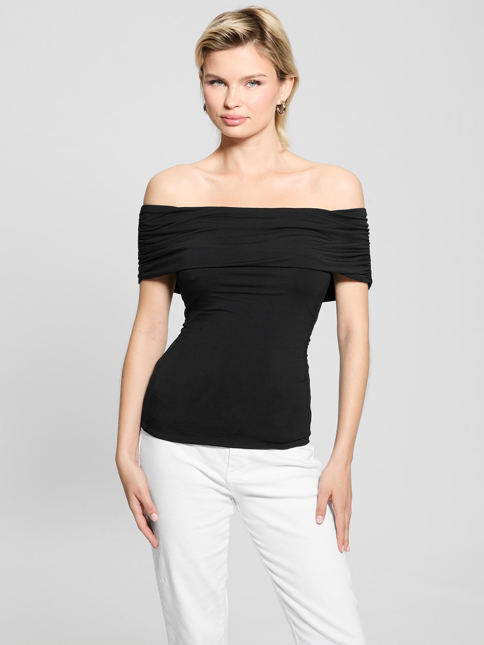 GUESS Eco Charlotte Off-the-shoulder Top