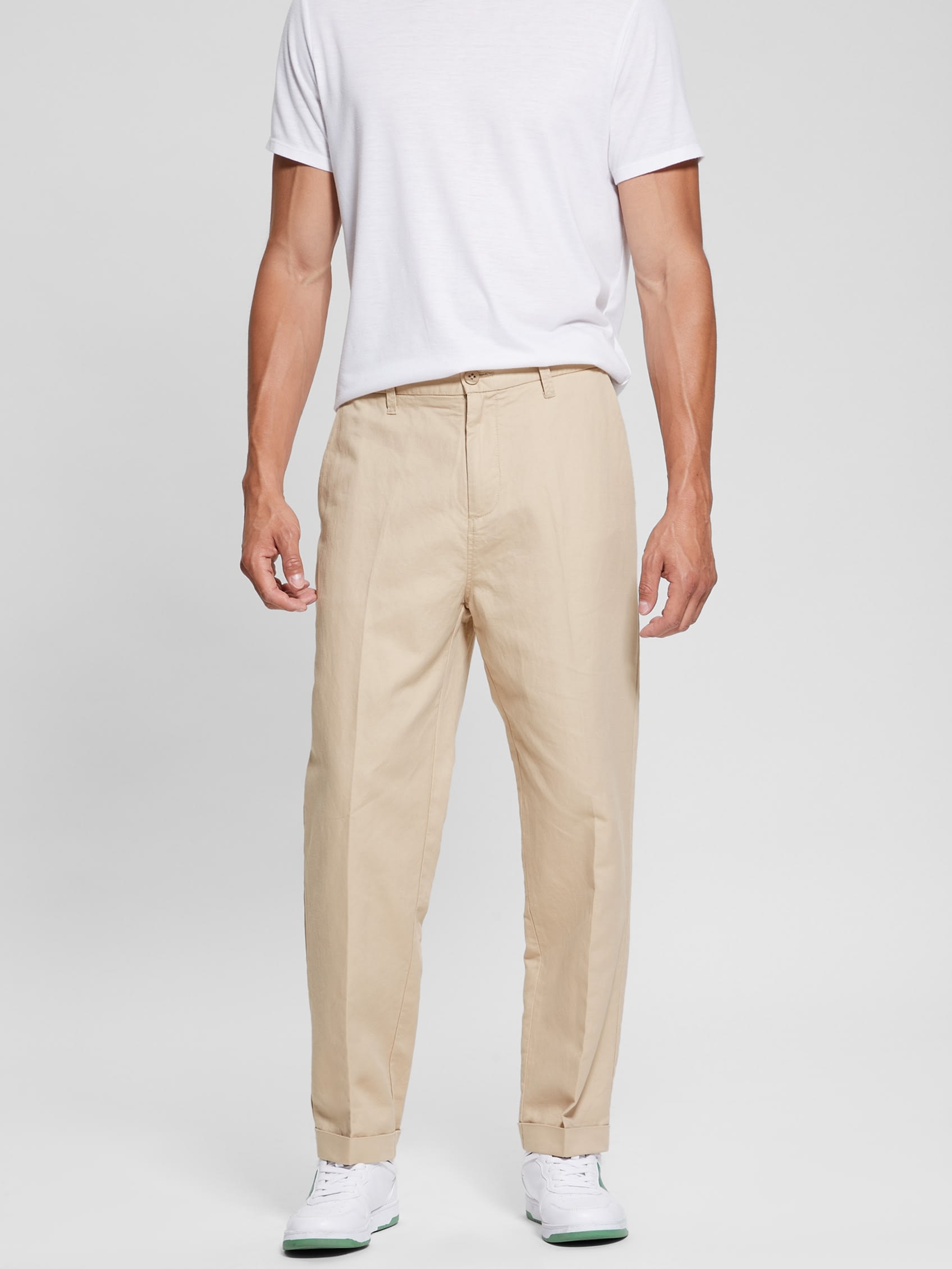 GUESS Eco Clement Twill Cropped Chino Pants