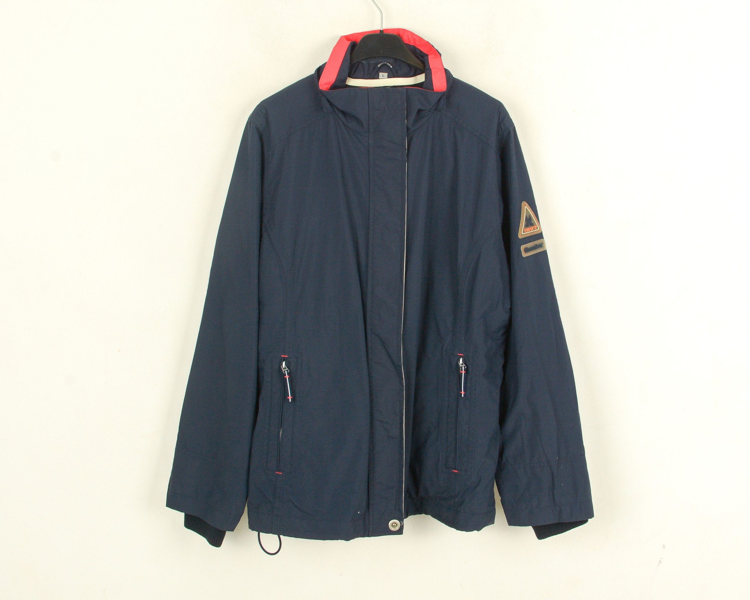 Gaastra Jacket Womens L Coat Sailing Yachting Windbreaker in Navy Blue (Size Large)