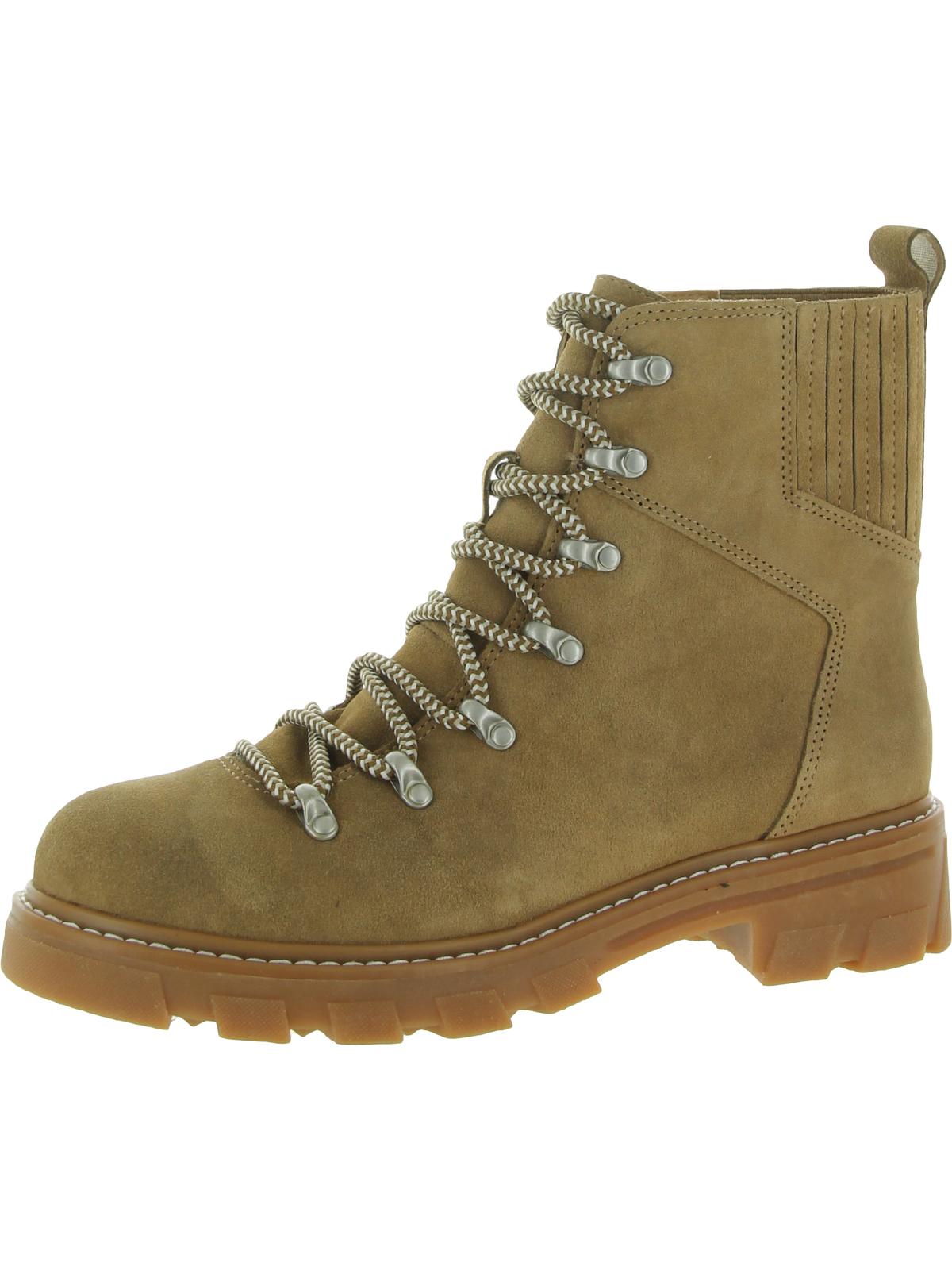 Gabbie Womens Suede Lace Up Hiking Boots