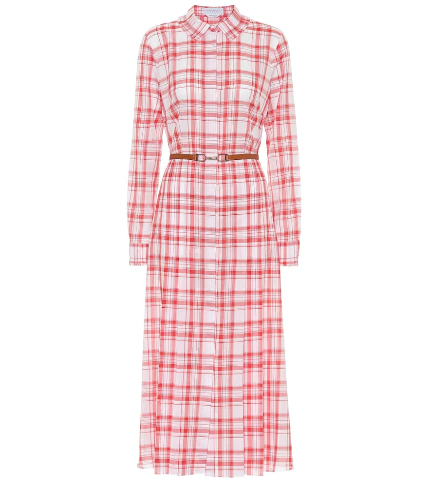 Gabriela Hearst Jane checked cotton shirt dress