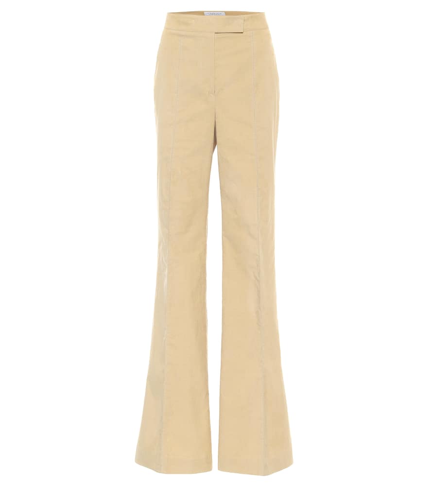 Gabriela Hearst Leda flared cotton pants