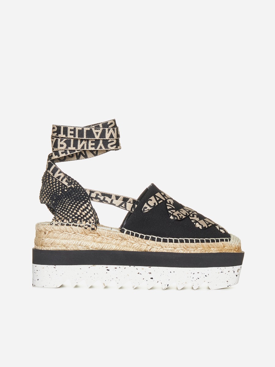 Gaia canvas platform espadrilles