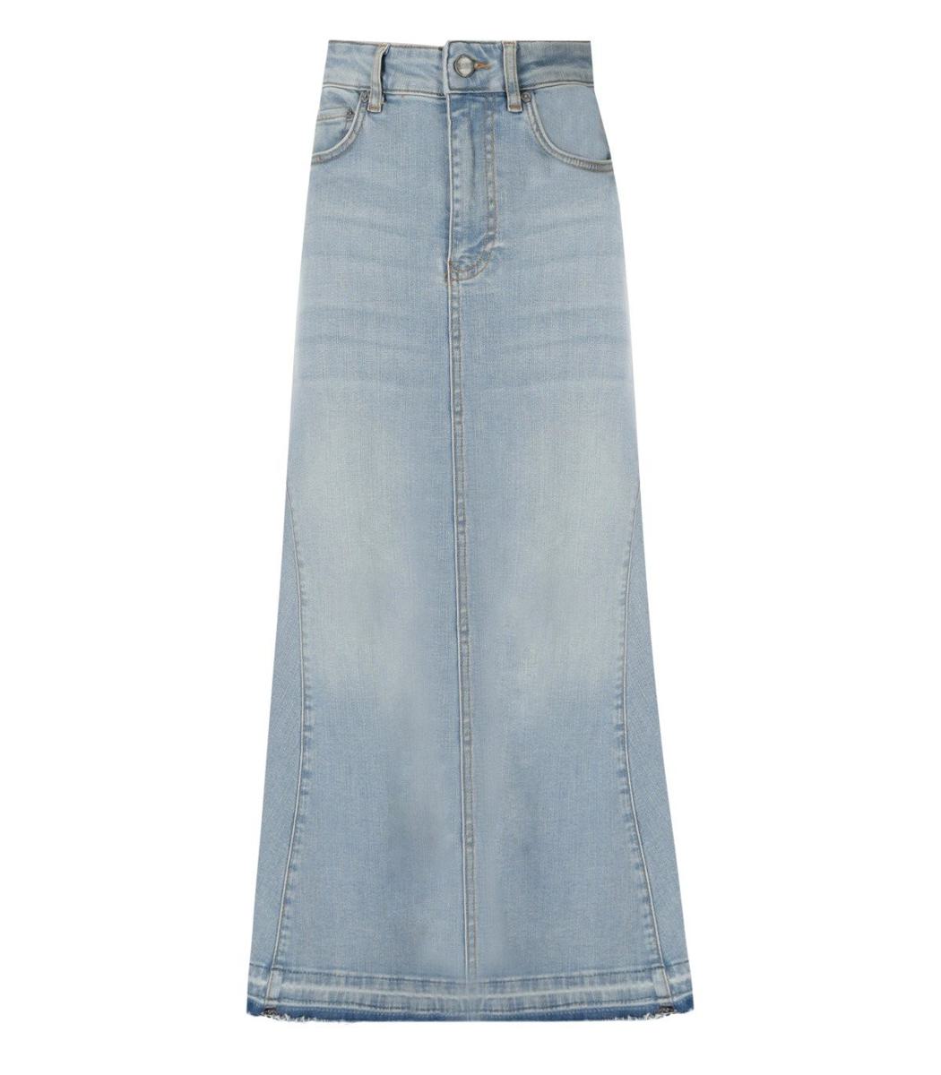 Ganni Light Blue Denim Skirt