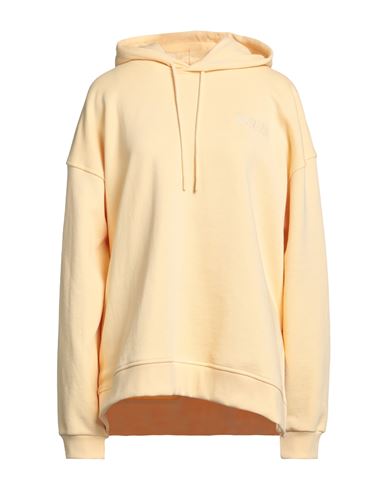 Ganni Woman Sweatshirt Pastel yellow Size XXS/XS Recycled cotton, Recycled polyester