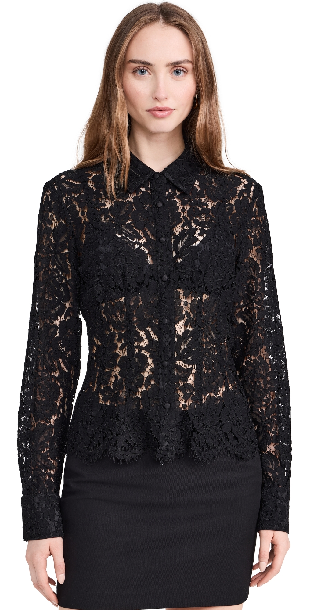 Generation Love Delania Lace Blouse Black S