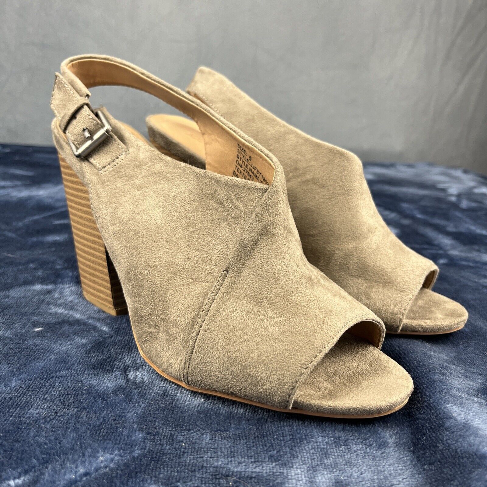 Generic Joe's Shoes Womens Size 9 Tan Cameron Platform Chunky Heel