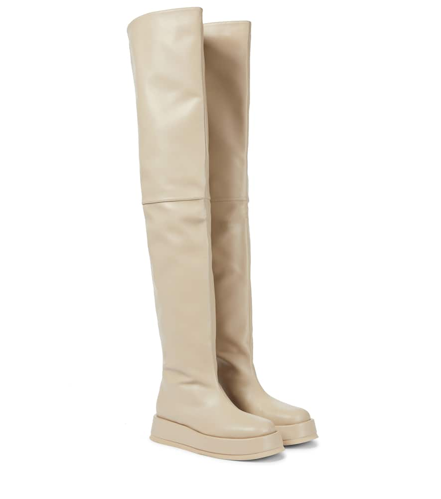 Gia Borghini GIA/RHW Rosie 10 leather over-the-knee boots