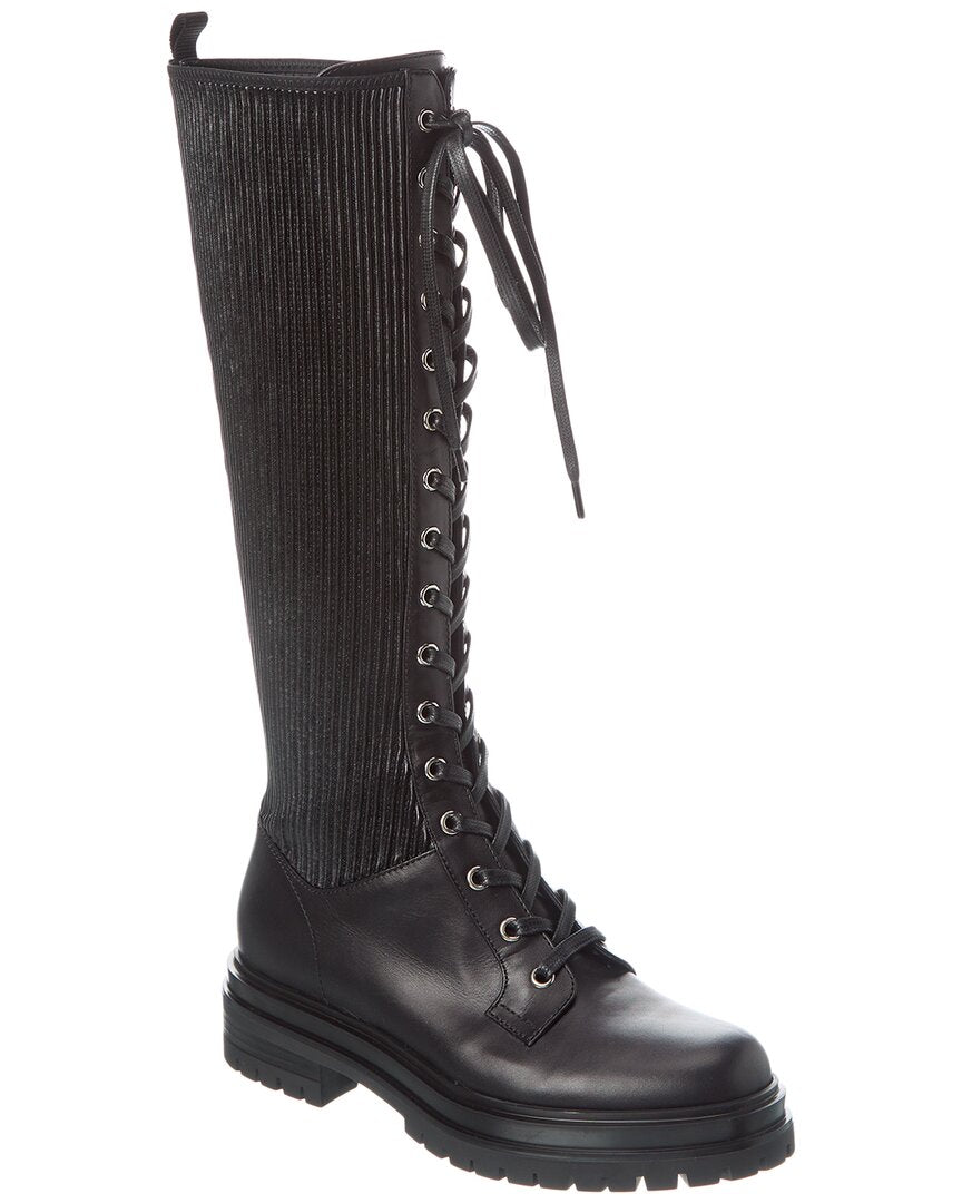 Gianvito Rossi Martis 20 Leather Over-The-Knee Boot