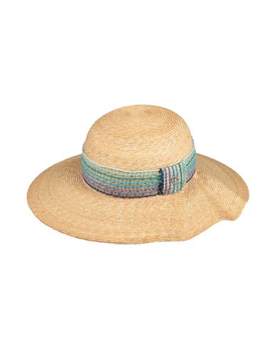 Giorgio Armani Woman Hat Sand Size 7 Straw