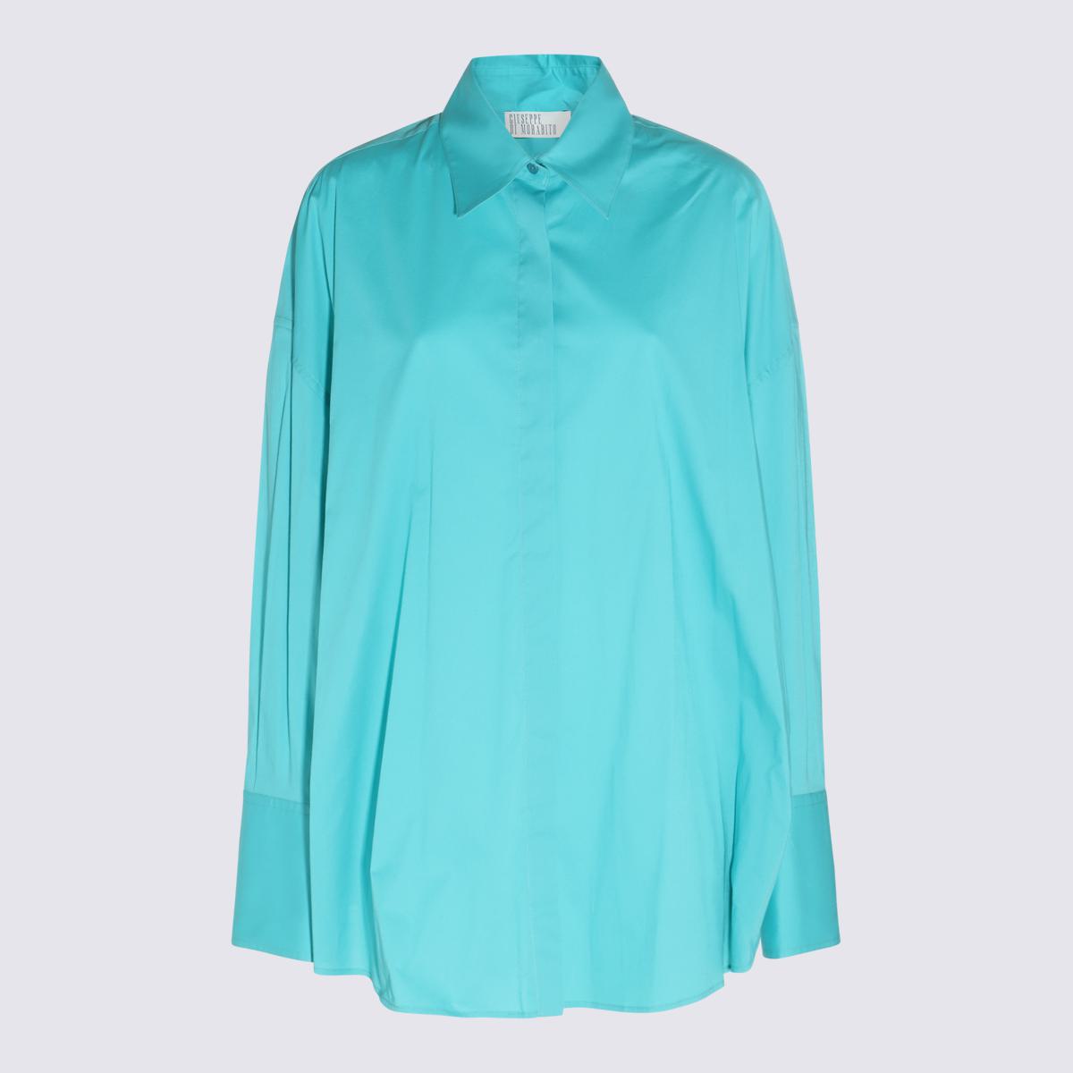 Giuseppe Di Morabito Light Blue Cotton Shirt