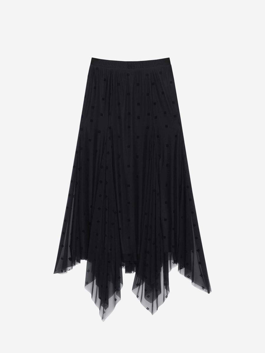 Givenchy Asymmetrical Skirt 4G