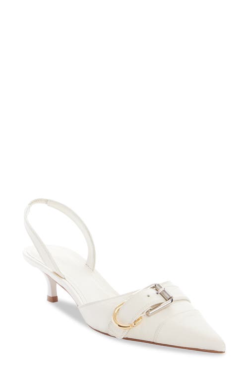 Givenchy Voyou Pointed Toe Kitten Heel Pump in Ivory at Nordstrom, Size 5Us