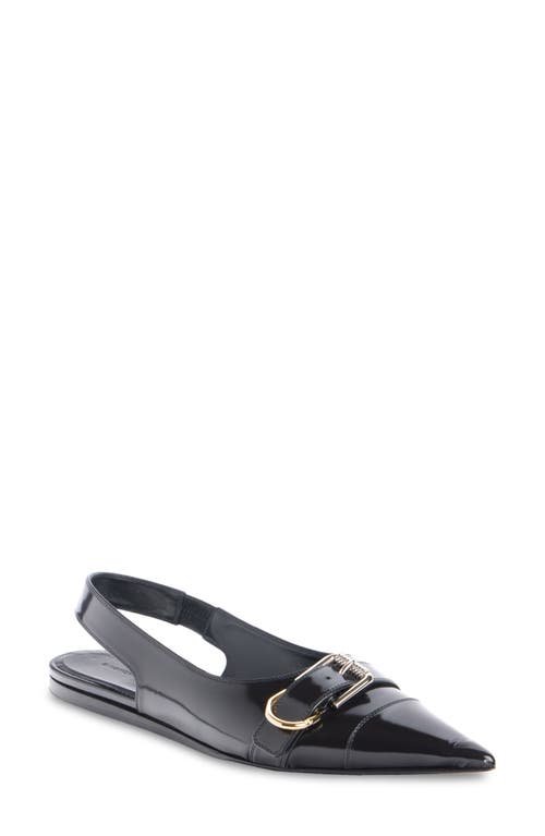 Givenchy Voyou Pointed Toe Slingback Ballet Flat in Black at Nordstrom, Size 5.5Us