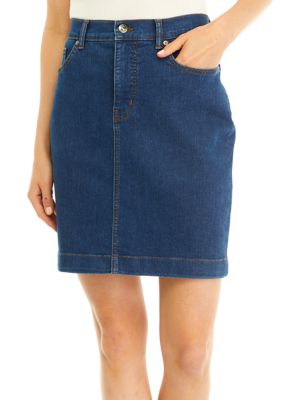 Gloria Vanderbilt Women's Short Denim Skirt, 12