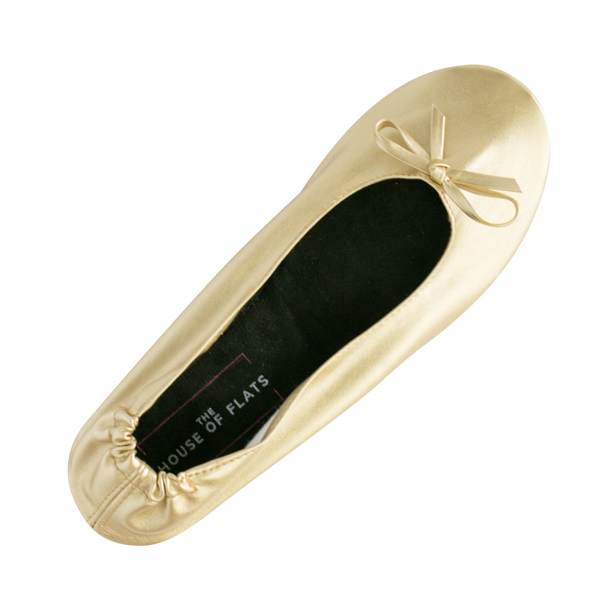 Gold, Foldable Ballet Flats, Bridesmaids, Bridesmaid Gift, Proposal, Rollable Bulk Flats, Rescue Flats