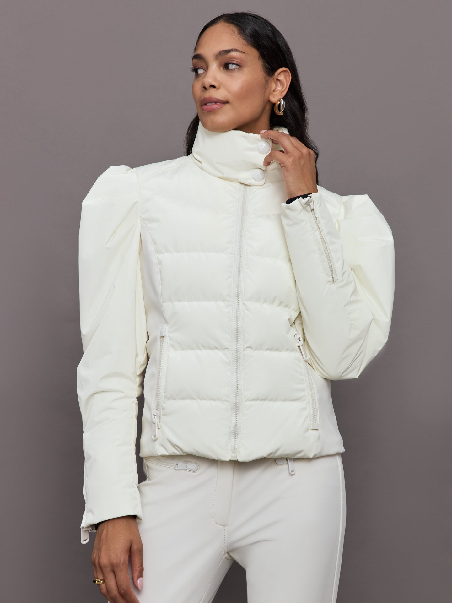 Goldbergh Delphine Ski Jacket - Cream - Size 34