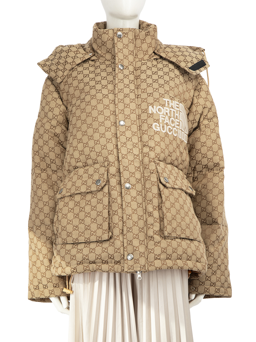 Gucci Gucci X The North Face Beige Puffer Jacket