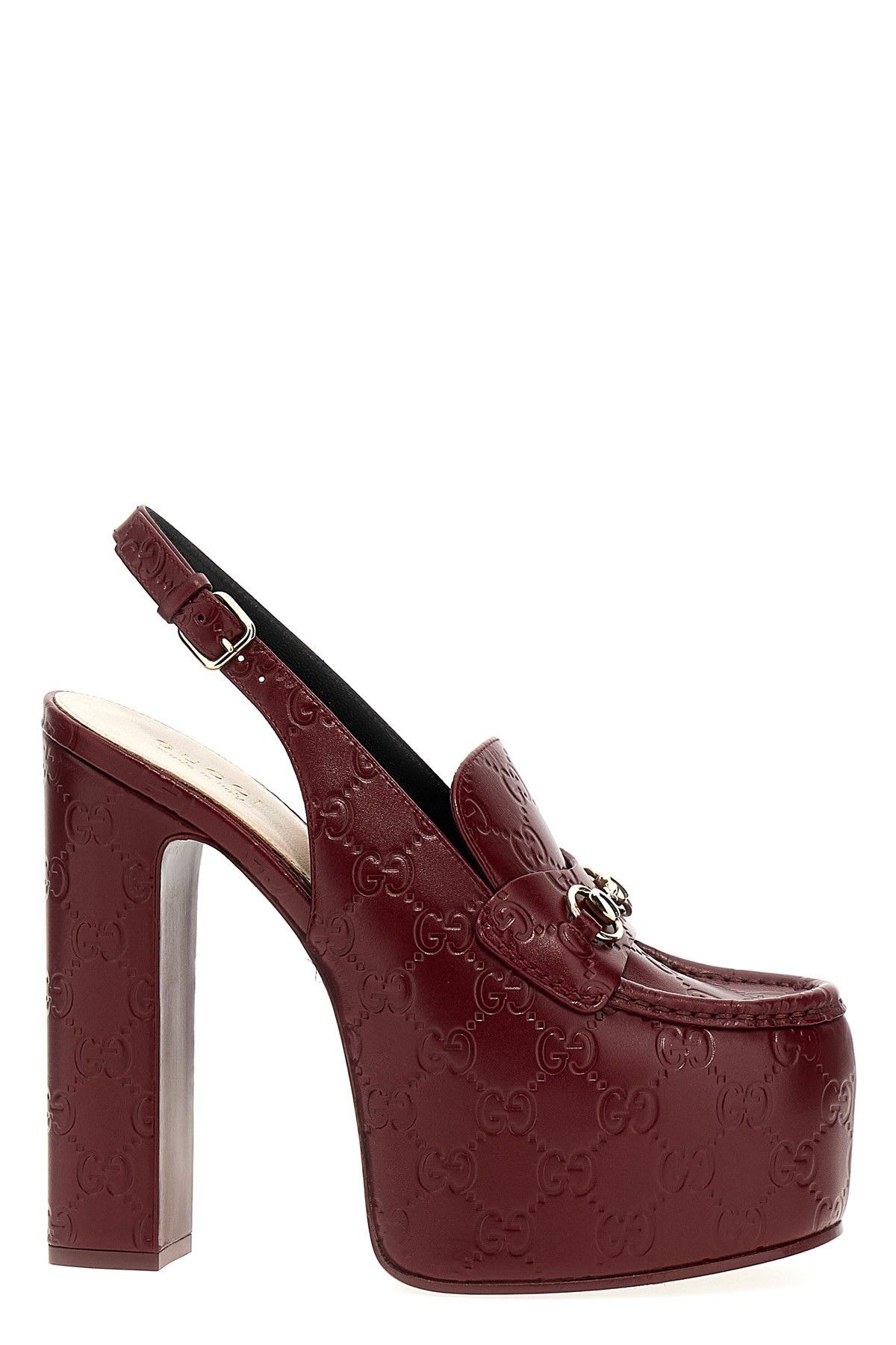 Gucci 'morsetto' Slingback Shoes in Red, Women's (Size 6)