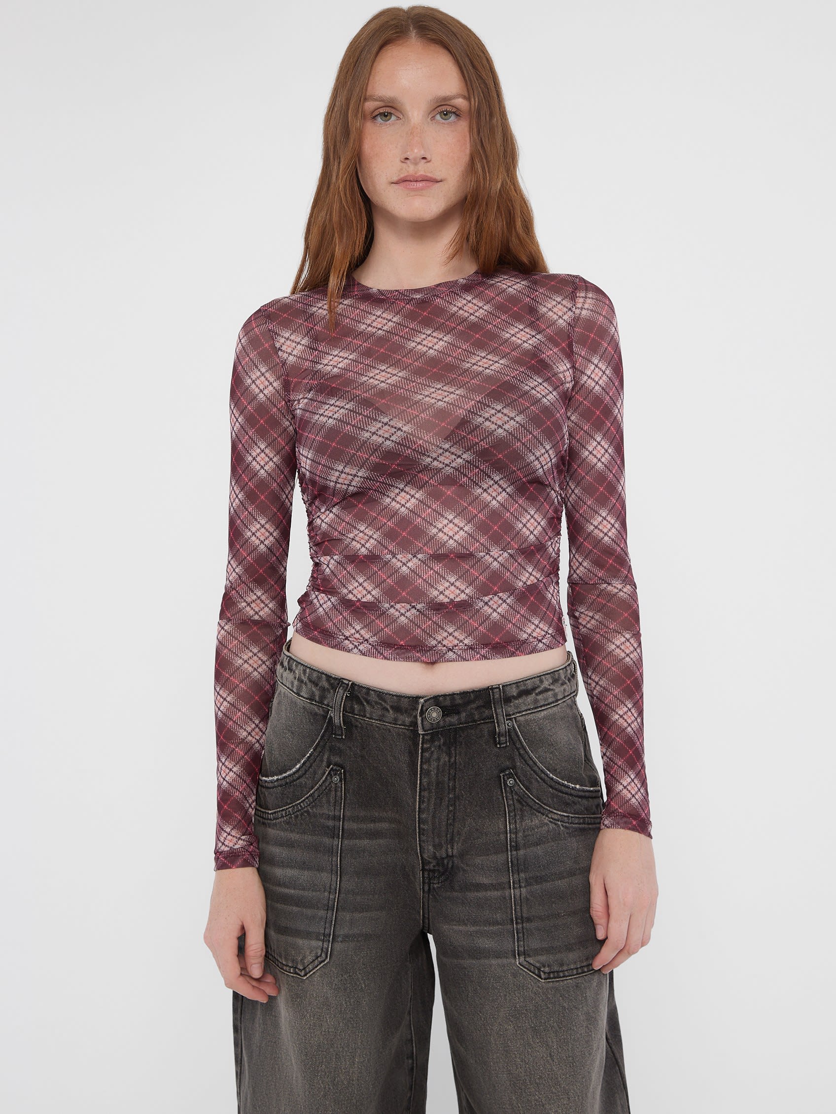 Guess Originals Printed Mesh Top