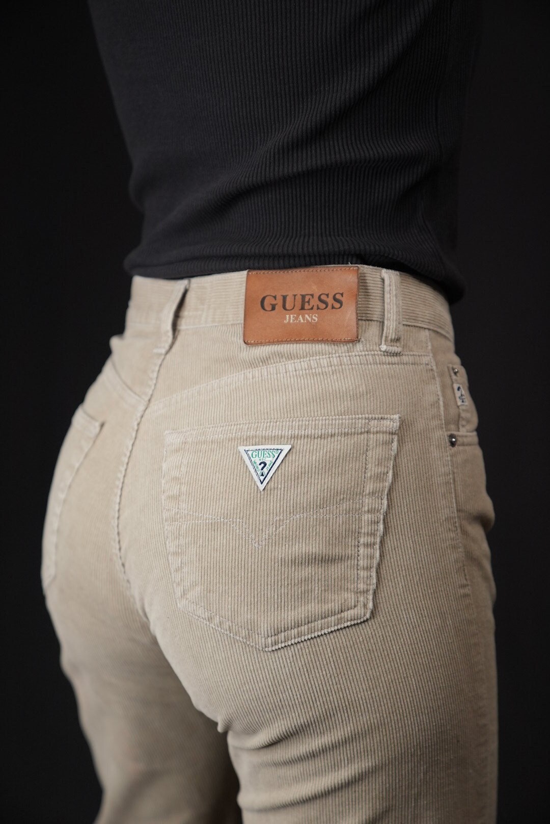 Guess Vintage Corduroy Pants Straight-Leg 90S | Made in Italy