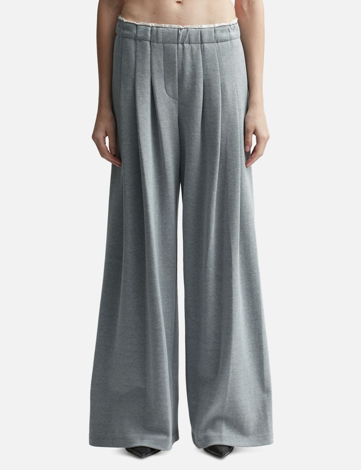 HIGH-WAISTED STRAIGHT-LEG TROUSERS